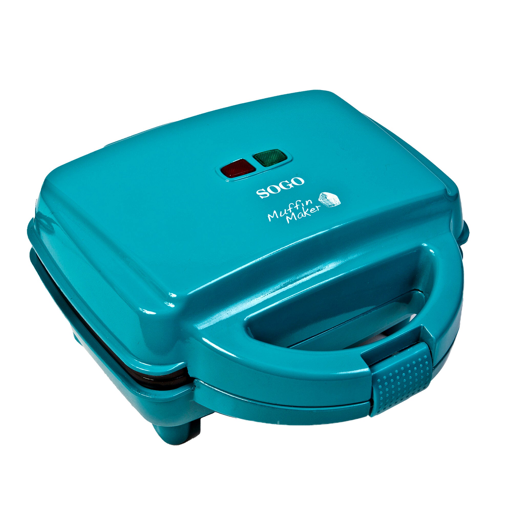 SOGO Macchina per Preparare Cupcake 6 Porzioni – Non Stick, Riscaldamento Rapido, Facile da Pulire, 700W, Senza Forno, Ricette Incluse