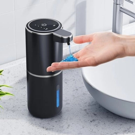Dispensatore di sapone automatico - Senza contatto e ricaricabile via USB per bagno e cucina