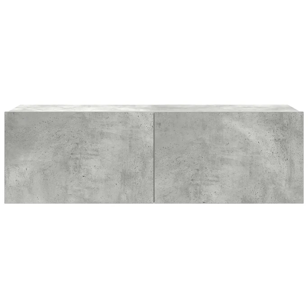 Set di Mobili Porta TV 7 pz Grigio Cemento in Legno Multistrato