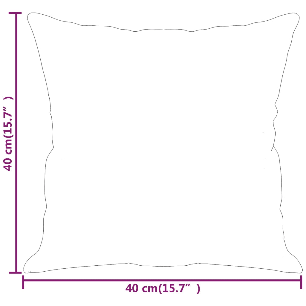 Cuscini Decorativi 2 pz Grigio Chiaro 40x40 cm in Velluto CFW4905487