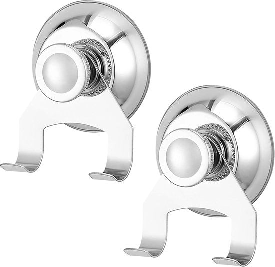 Due maniglie per asciugamano in acciaio inossidabile - senza perforazione - maniglione per bagno e cucina.