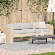 Divano da giardino-Sofa da Giardino-Divano da esterno Naturale 185,5 x 60 x 62 cm Pino massello