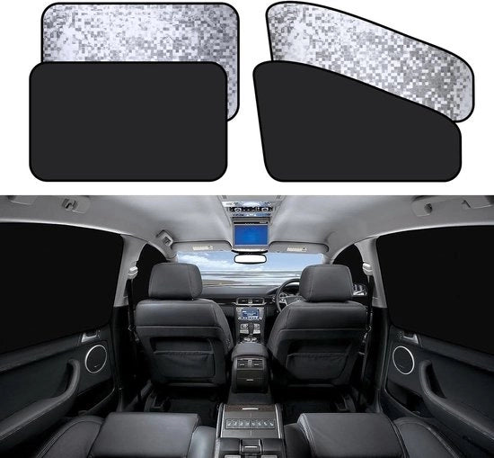 Ombreggiatore per Bambini per Finestre di Auto - Protezione dal Sole con Magneti Universali - Accessori per Auto