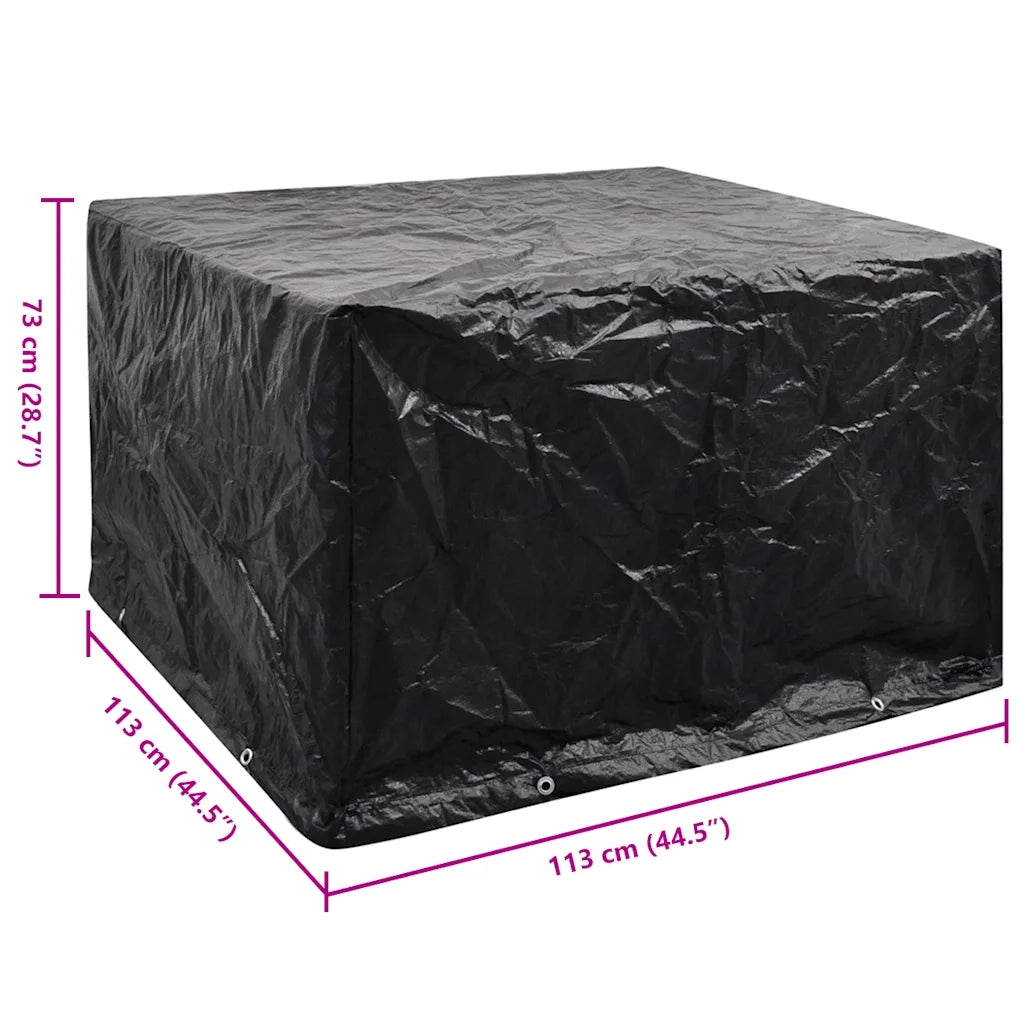 Copertura per Mobili da Giardino con 8 Occhielli 113x113x73 cm 41637