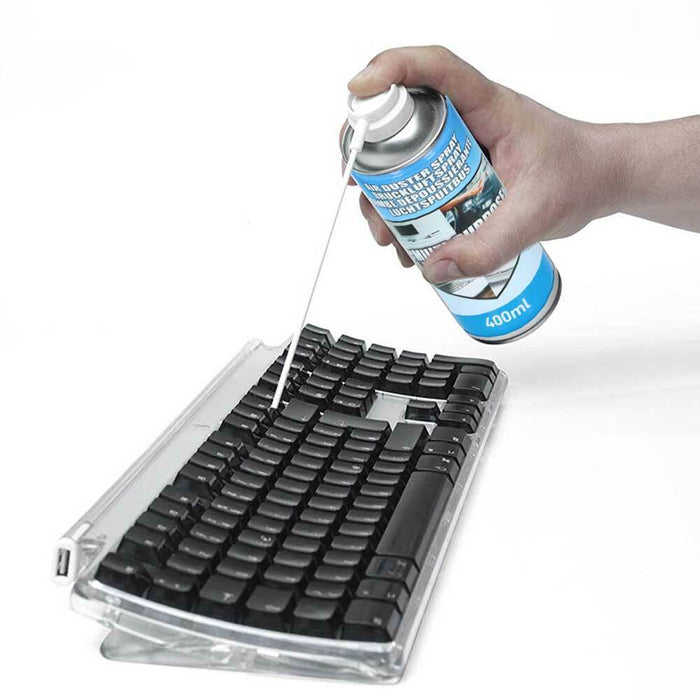 Bomboletta Aria Compressa Air Duster Pulizia Polvere Tastiera PC Computer 400ml Grundig