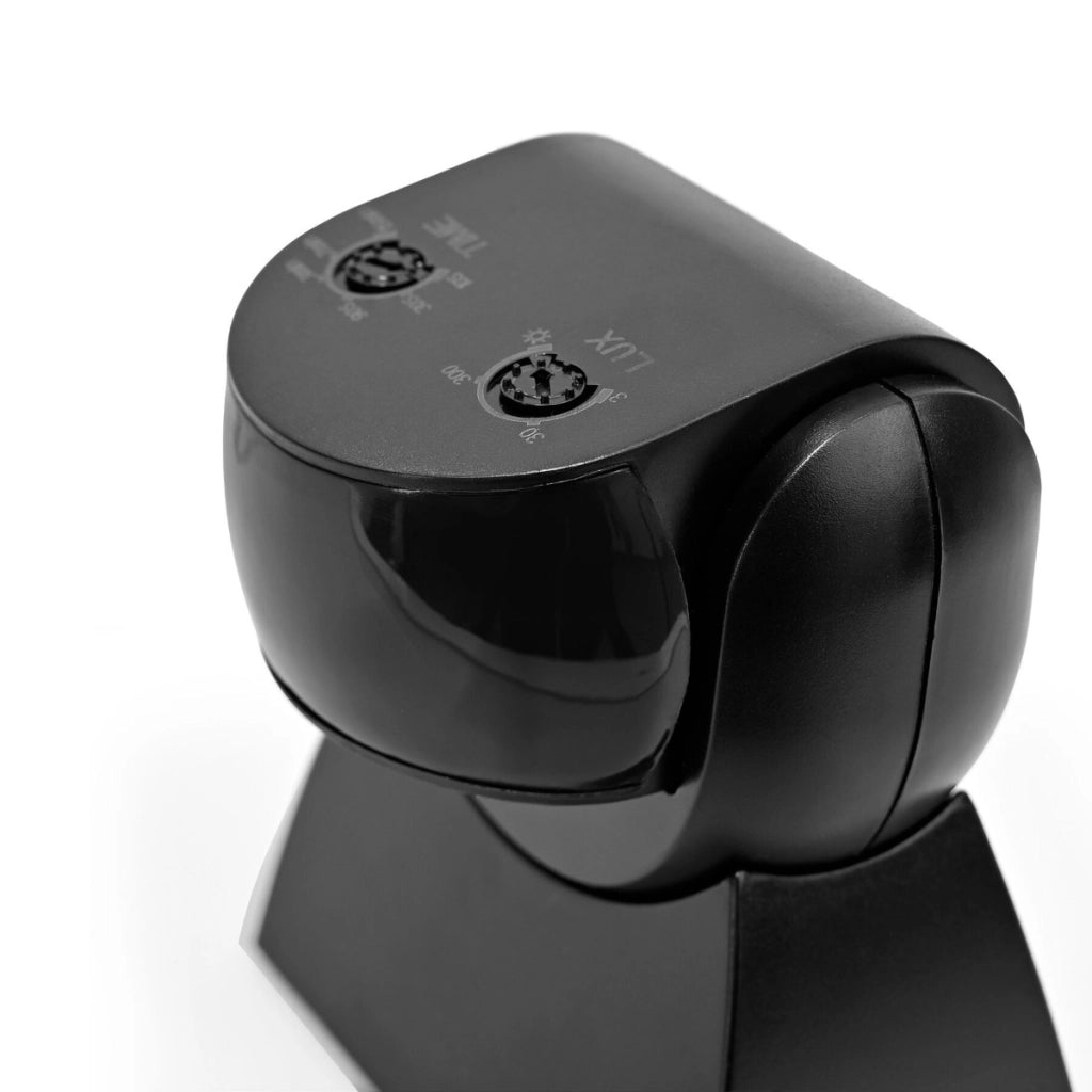 Sensore movimento PIR crepuscolare nero IP65 Videx