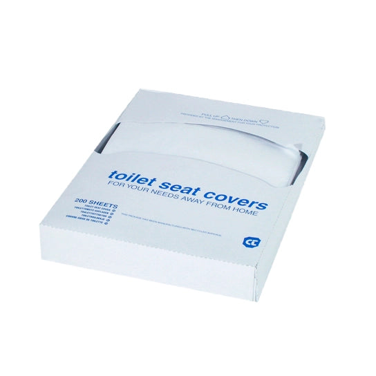 ASTUCCIO DA 200 FOGLI DI CARTA COPRI SEDILE WC- LxHxP: mm 200x260x40- DH- pezzi 1