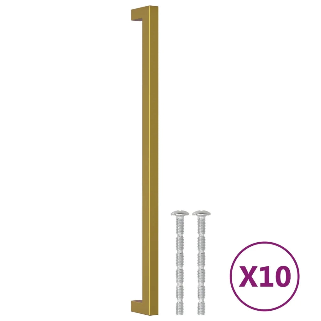 Maniglie per Mobili 10 pz Oro 320 mm in Acciaio Inox CFW7515513