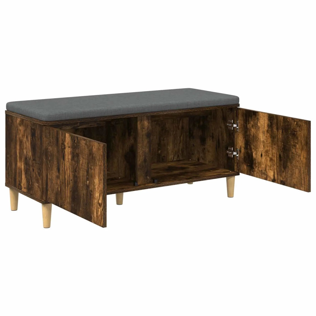 Panca per ingresso Quercia Affumicata 100 x 38 x 46 cm 891540