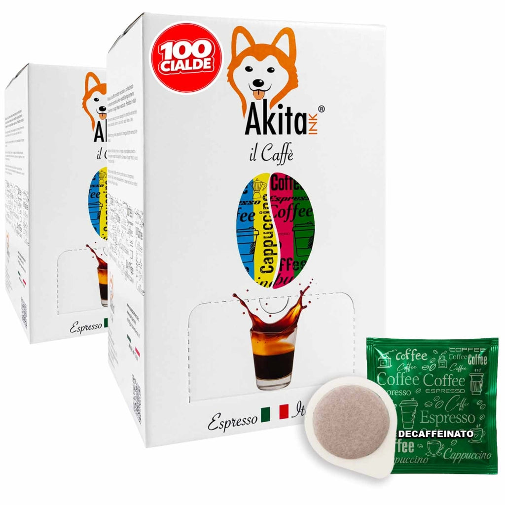 Caffe' Akitaink Cialda Miscela Decaffeinato 100 Cialde Ese