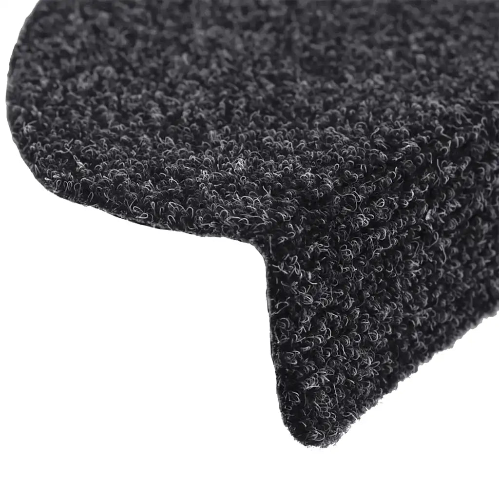 Tappetini Adesivi per Scale 5 pz 56x17x3 cm Neri Agugliati cod mxl 67805