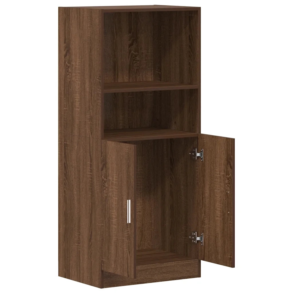 Armadietto Cucina Rovere Marrone 57x41,5x131,5 cm in Truciolato 860127