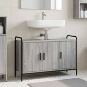 Mobile da Bagno Sonoma grigio 95 x 34 x 61 cm 8014067