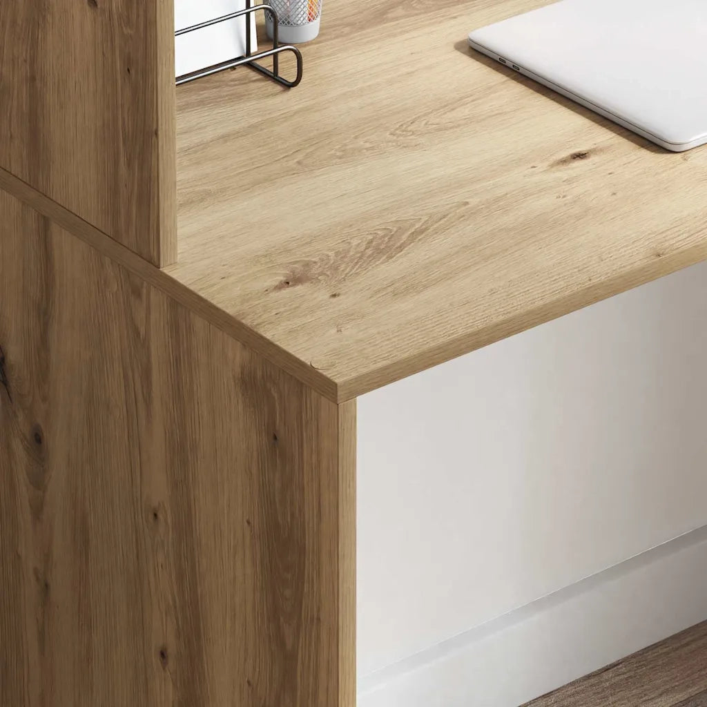 Scrivania con lo scaffale Rovere artigianale 102 x 50 x 124 cm 869361