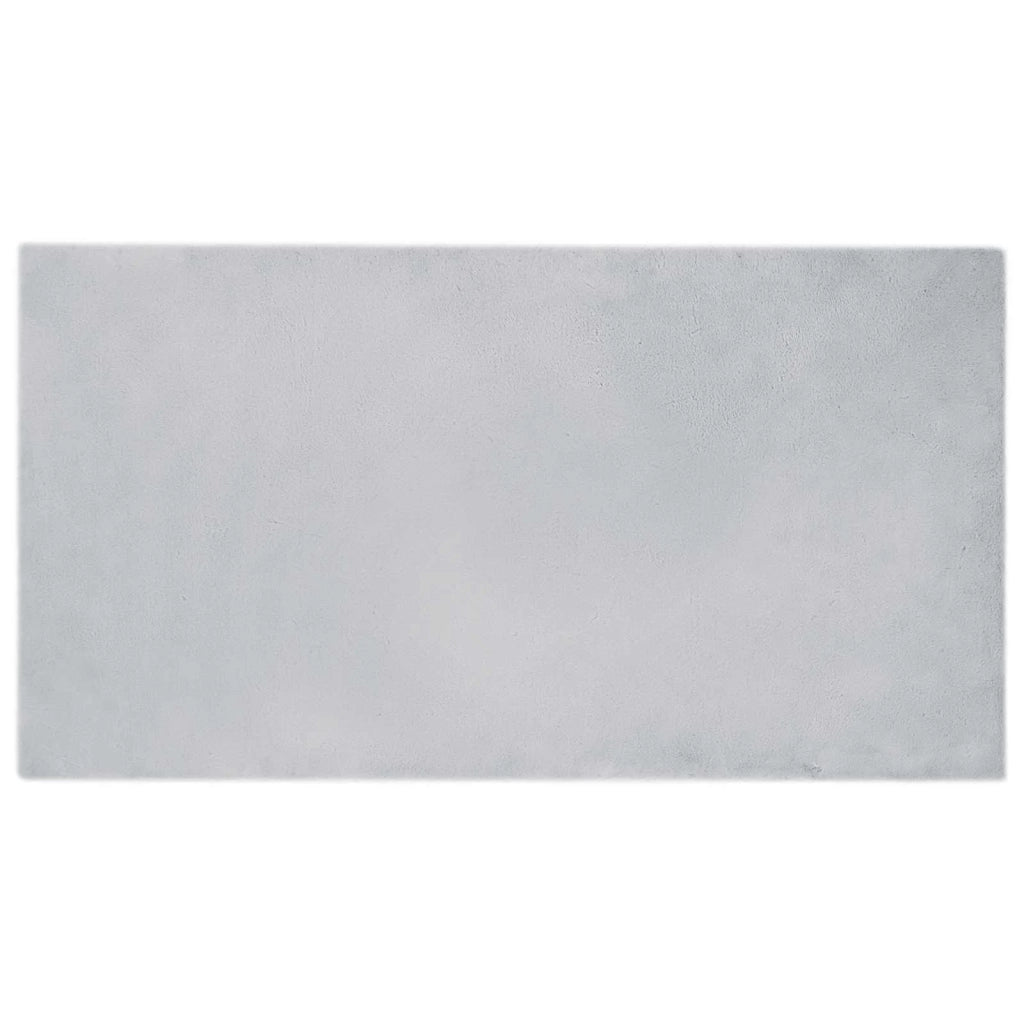 Tappeto antiscivolo in sintetica di coniglio OLITE Grigio