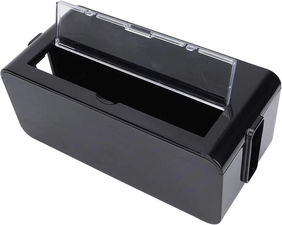 Box di Gestione Cavi Grande per Cavi Elettrici - Scatola di Archiviazione per nascondere i Cavi - Nero - 15.4(L) x 4.9(B) 4.3(H) - Protezione da Surges.