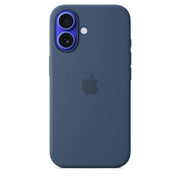 APPLE iPhone 16 - Custodia in silicone con MagSafe - Denim
