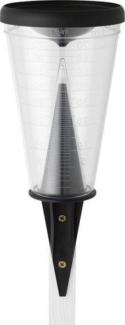 Misuratore di pioggia analogico per determinare l'accumulo di precipitazioni resistente al tempo robusto - 122 x 122 x 305 mm con protezione da evaporazione