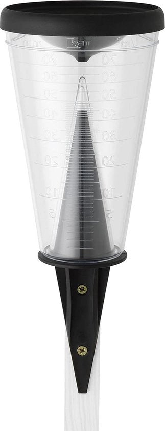 Misuratore di pioggia analogico per determinare l'accumulo di precipitazioni resistente al tempo robusto - 122 x 122 x 305 mm con protezione da evaporazione