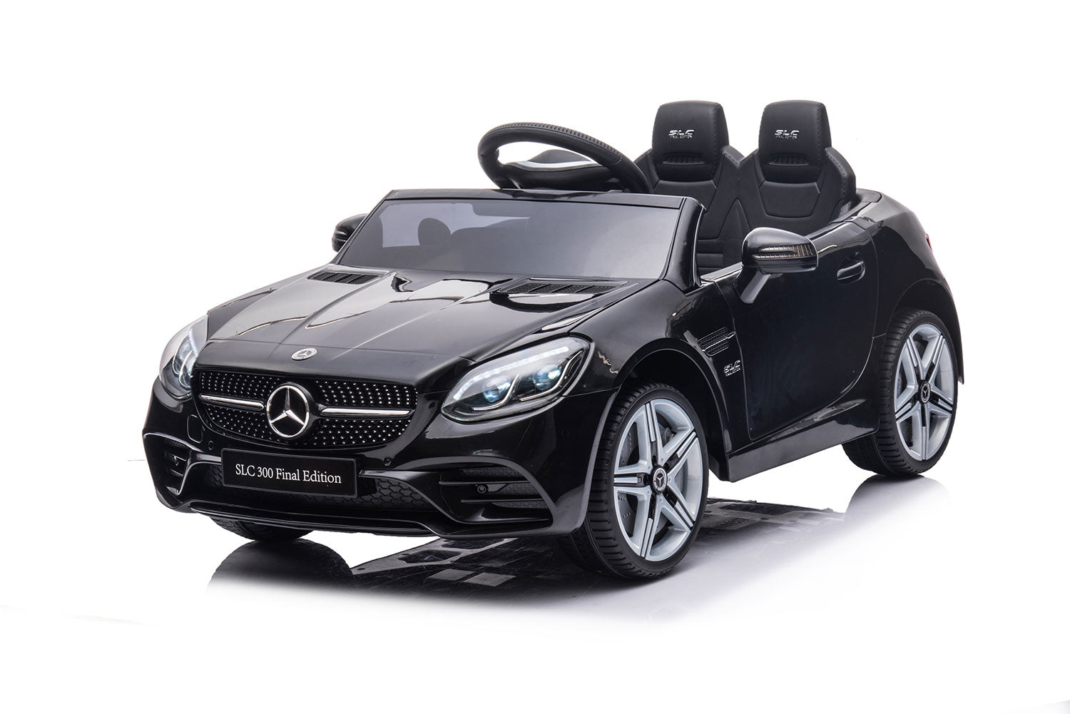 Macchina Elettrica per Bambini Licenza Ufficiale Mercedes SLC 300 "Final Edition" 10,8V 3,1Ah Nero