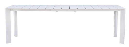 Tavolo Allungabile da Giardino 165/250x90x75 cm Anzio in Alluminio Bianco