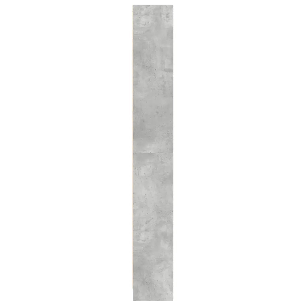 Libreria Grigio Cemento 80x24x176 cm in Legno Multistrato 857856