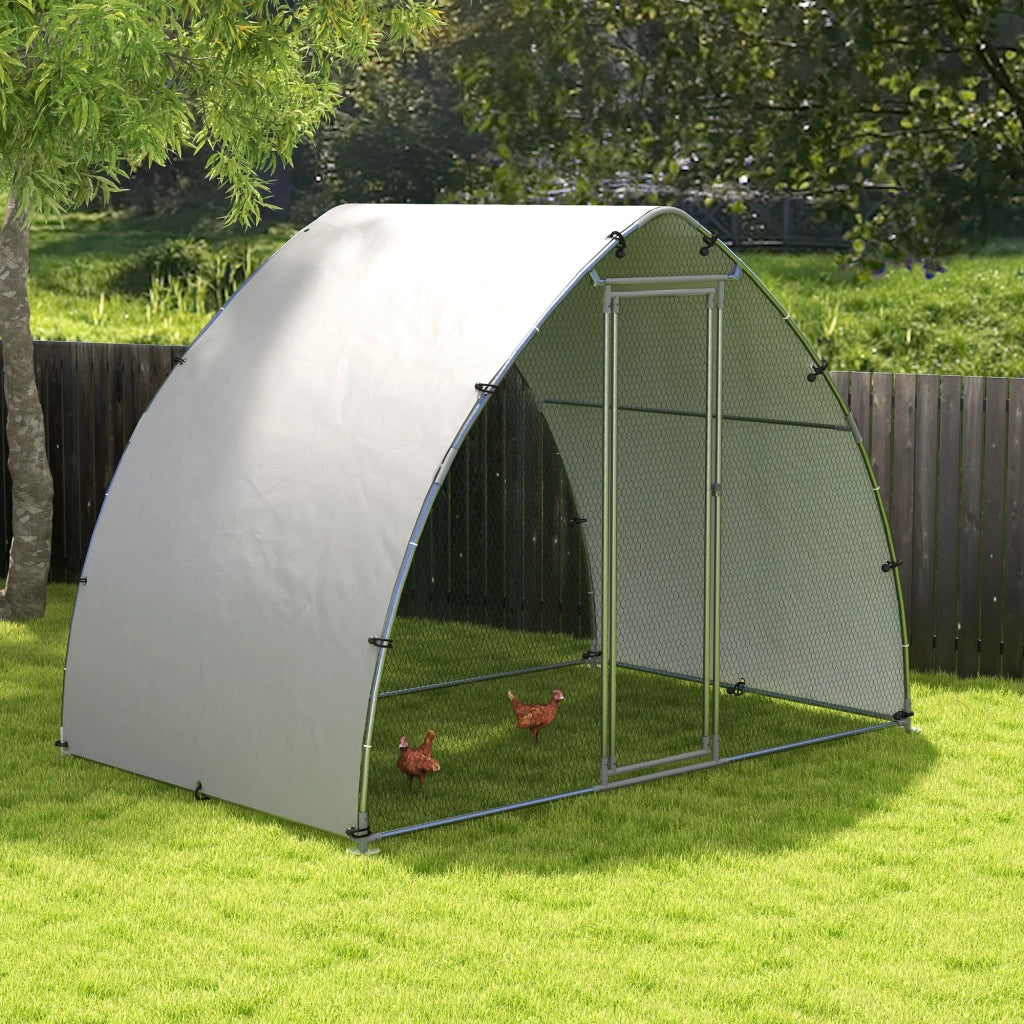 Recinto per animali esterno ¨C zephmum ¨C grigio, acciaio galvanizzato, 5.75m2