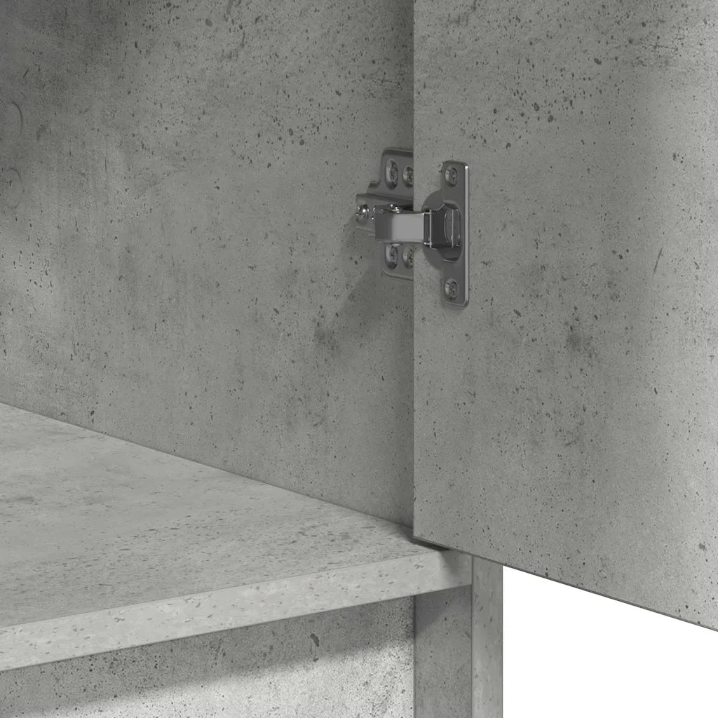 Tavolo da Trucco con cassetto 3 pcs Grigio Legno multistrato 3334248