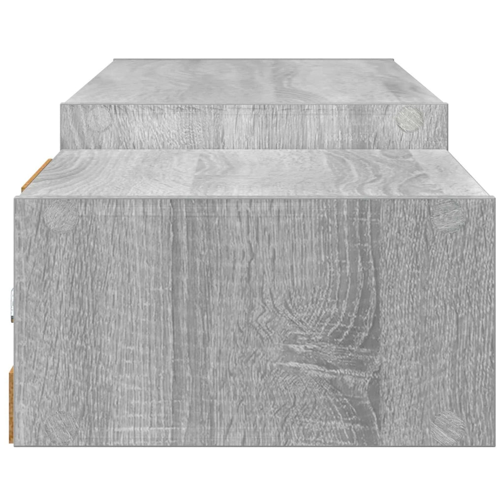 Mobile TV da Parete A parete Sonoma grigio 180 x 28 x 21 cm 8006010