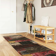 Runner Tappeto MARSA Multicolore 100 x 350 cm Poliestere e PVC