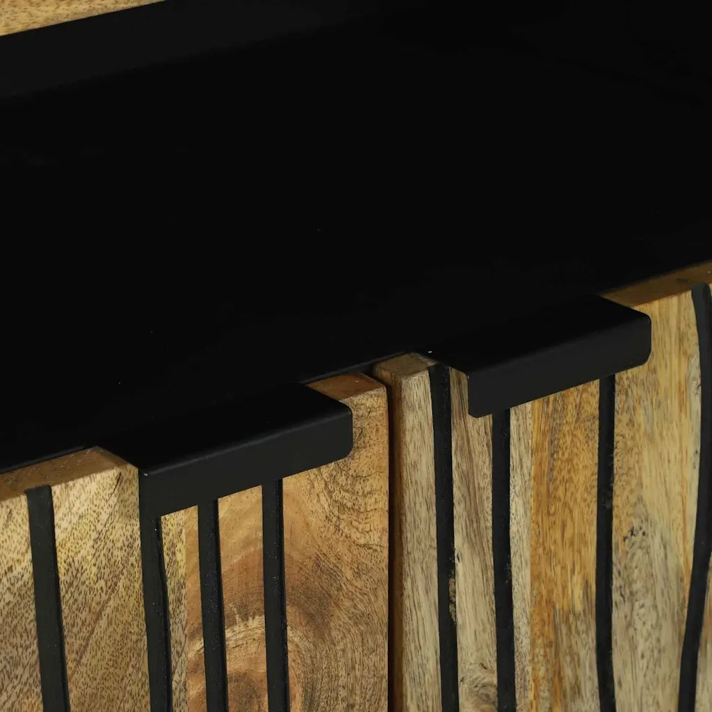 Credenza | Madia | Buffet da pranzo | Armadio da pranzo Marrone 60 x 33 x 75 cm legno massello di mango