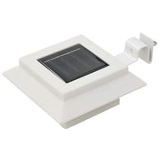Lampade Solari da Esterno 12 pz LED Quadrate 12 cm Bianche CFW4858424