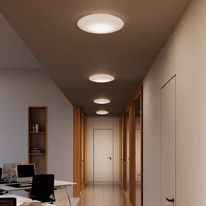 Mentos parete/soffitto ø.450x103mm. sensor 28,0w led 22/27/30/40k -ip20- b.co op.,vtr.b.co
