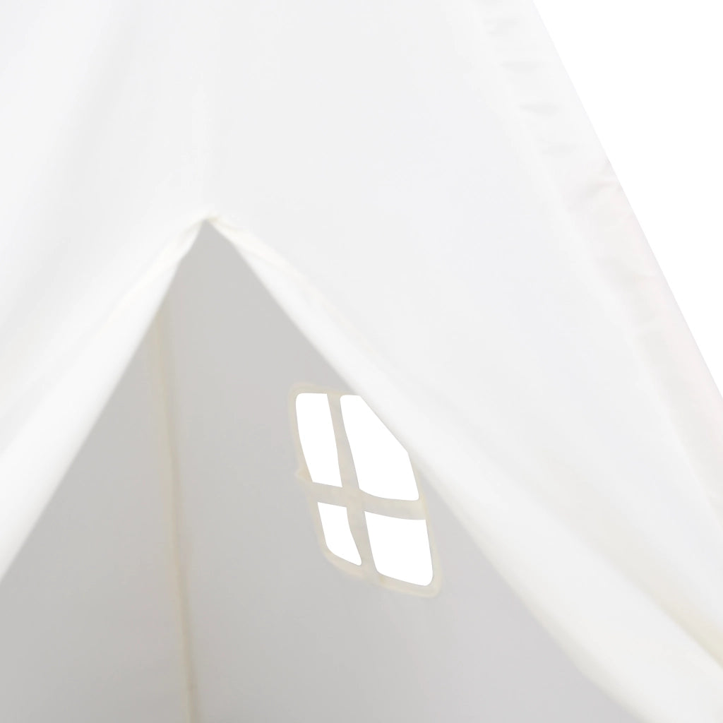 Tenda Teepee per Bambini con Borsa Pesca & Palline da Gioco Skin Bianca
