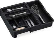Organizzatore per utensili da cucina, contenitore per posizionare forchette, coltelli, cucchiai, ciotole, grande