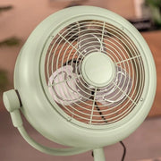 Ventilatore a Soffitto EnergySilence 250 ClassicStyle Verde - Ventilatore a Soffitto Retro con 2 Velocità