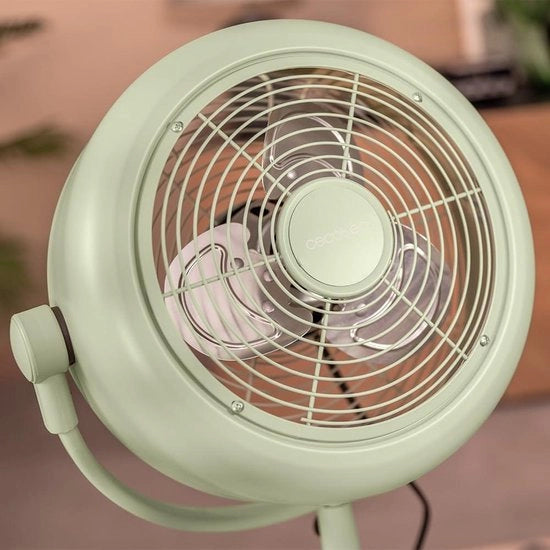 Ventilatore a Soffitto EnergySilence 250 ClassicStyle Verde - Ventilatore a Soffitto Retro con 2 Velocità