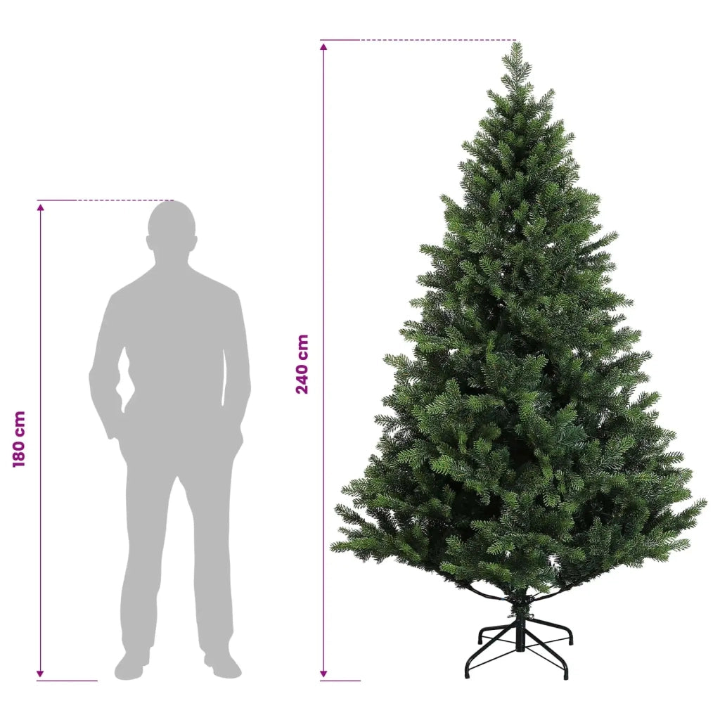 Albero di Natale Artificiale con Rami Pieghevoli 240 cm 42055556