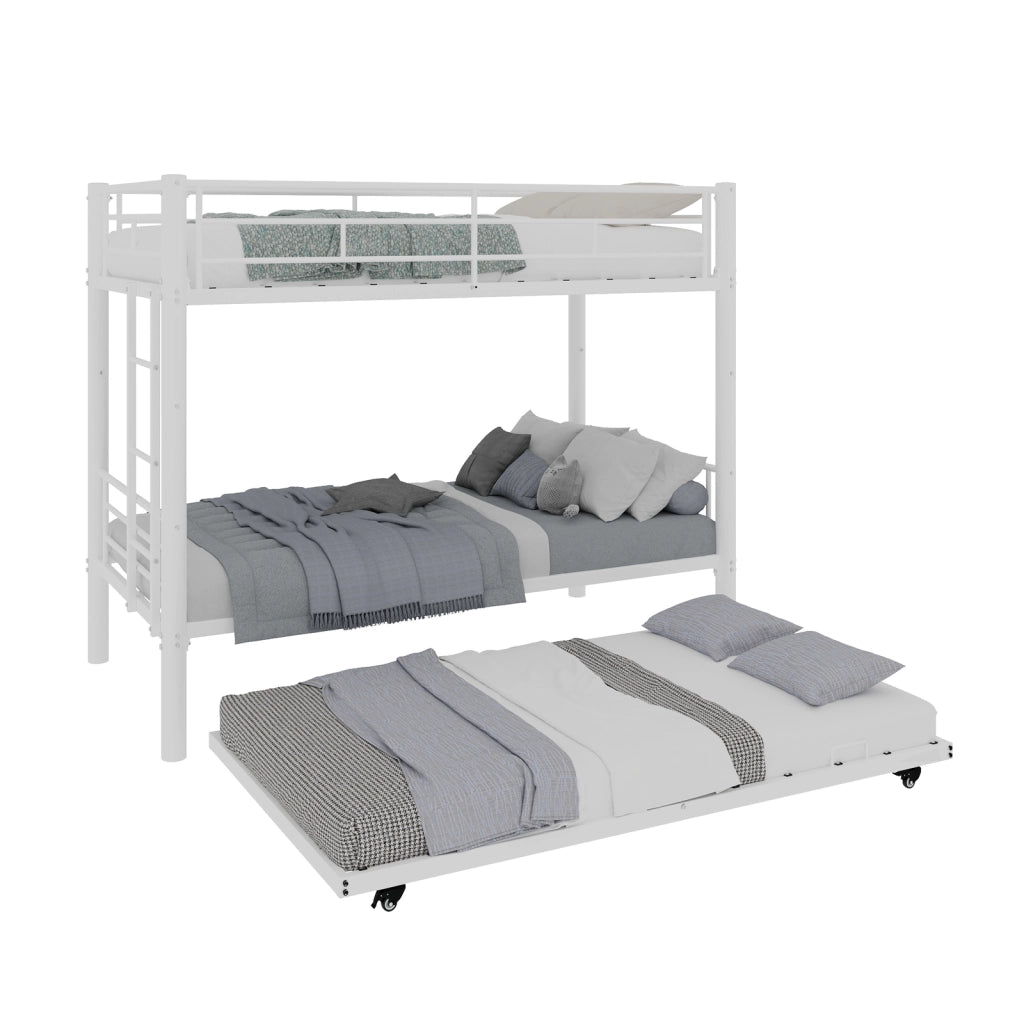 LETTO A CASTELLO 196x103x156 cm Ferro Bianco