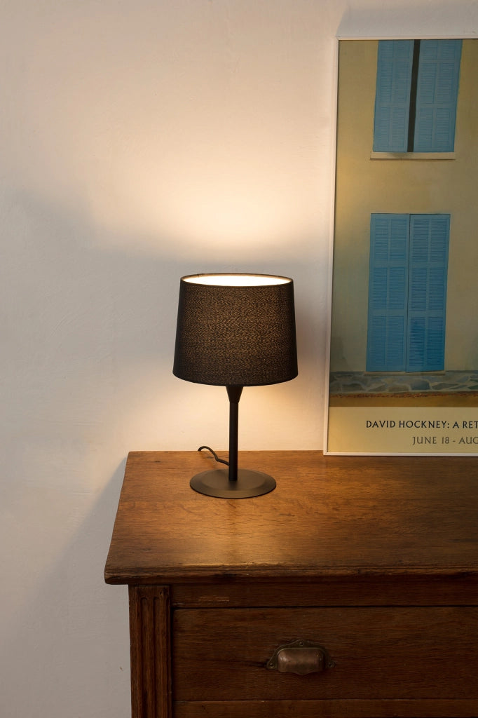 CONGA S lampada da tavolo nera/nera 215