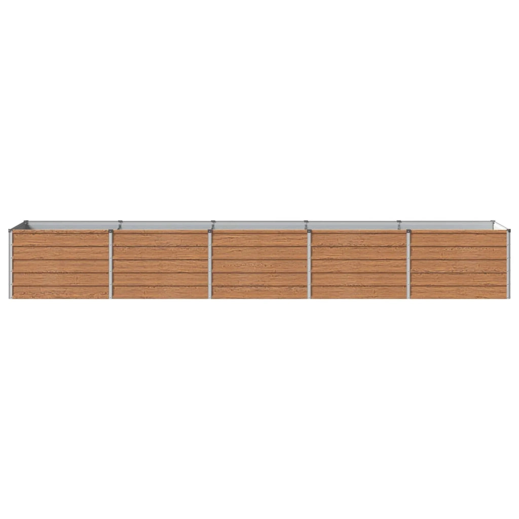 Letto rialzato da giardino Marrone legno 400 x 80 x 55 cm 8006427