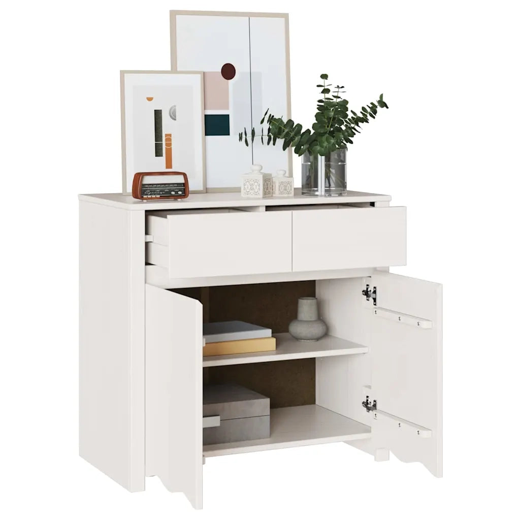 Credenza con cassetto Drammen Bianco 79 x 43 x 75.5 cm 42003041