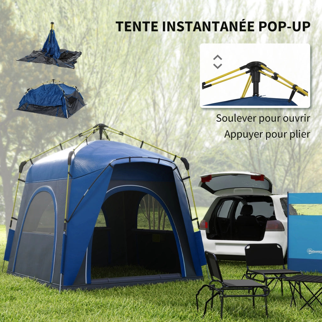 Tenda da campeggio pop up ¨C zephmum ¨C blu grigio