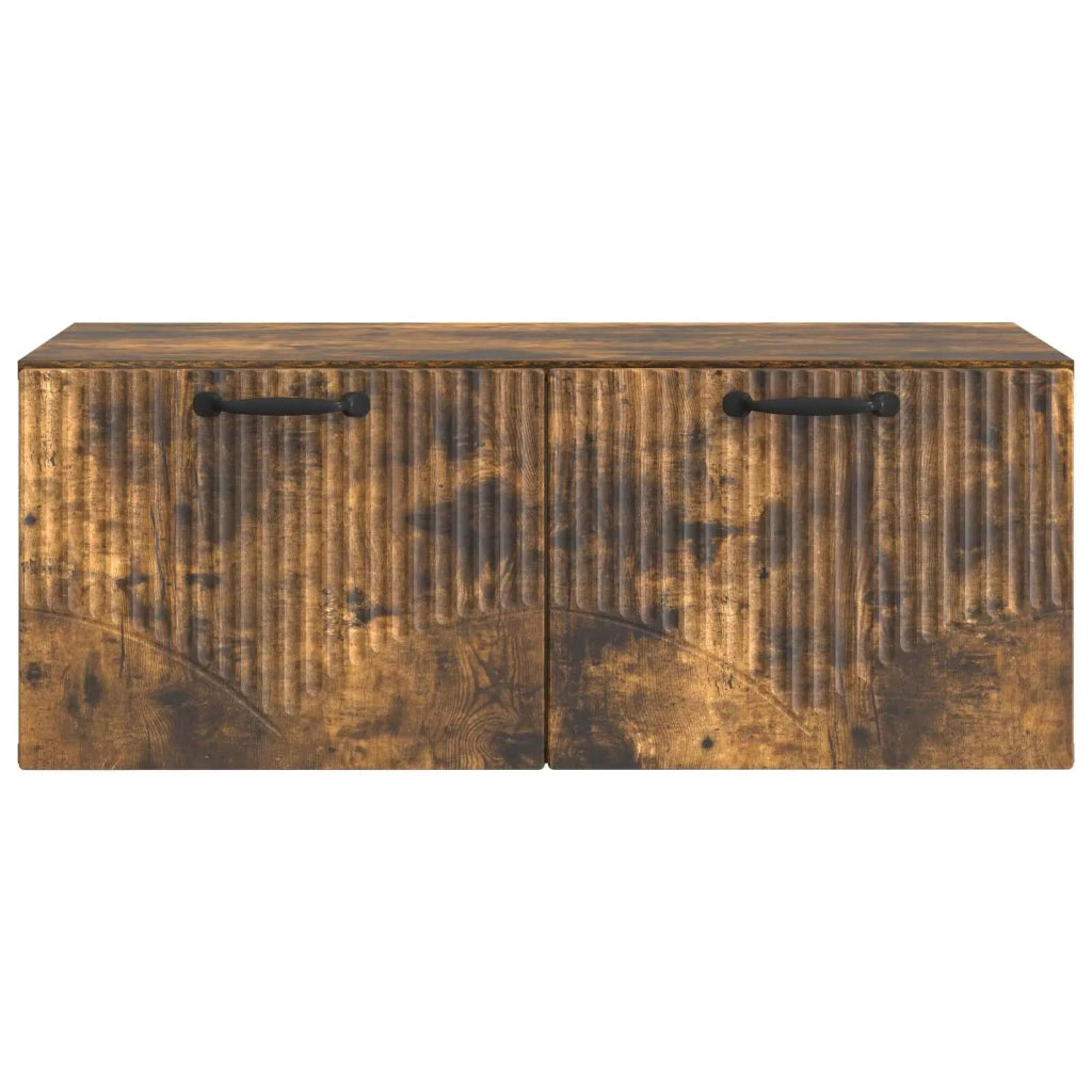 Mobile Porta TV da Muro Rovere Fumo 78,5 x 41 x 30 cm 899030