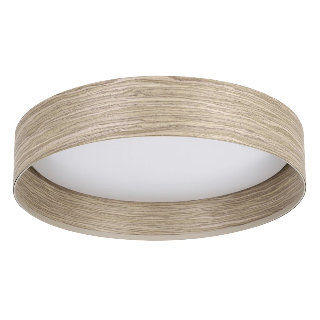 Plafoniera Contemporanea Luppineria Acciaio Sabbia Luce Led Integrato 20W