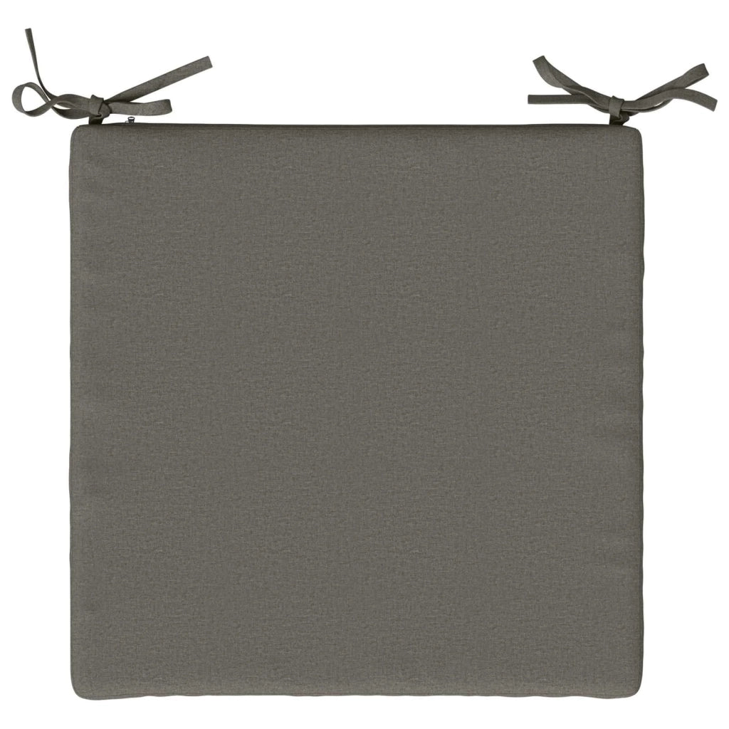 Cuscini per Sedia in 4 Pezzi SOEST 4 pz 100% Poliestere Grigio 944421