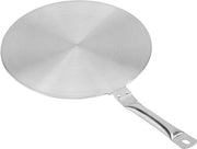 Piastra di raffreddamento in acciaio inossidabile per piastra a induzione - Fornello elettrico e a gas - Reducer Flame Guard - Disco di riduzione 9.44 pollici