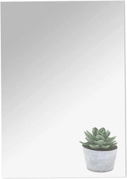 Specchio Acrilico - HD Spiegelwand - Senza Cornice - Grande Specchio - Tessere Spiegel Flessibili - Decorazione per Parete (40 x 30 cm)