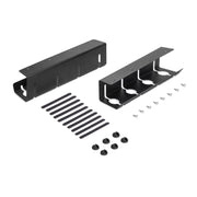 Set di guide per cassetti a scomparsa Silver, estrazione totale, chiusura soft, profondità 250 mm, Acciaio, Zincato b..