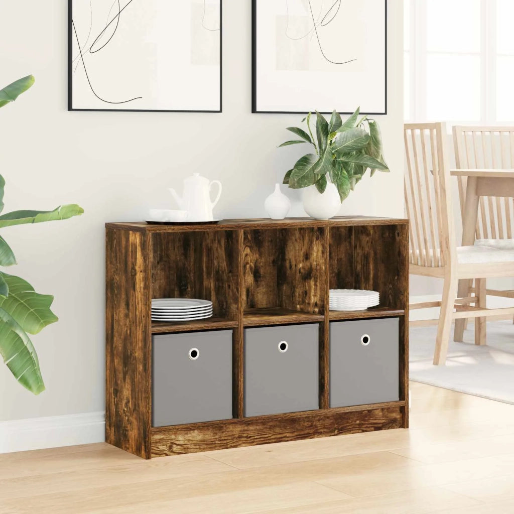 Credenza con cassetto Rovere fumé 88,5 x 27,5 x 63,5 cm